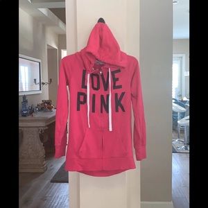 Victoria’s Secret PINK zip up hooded jacket